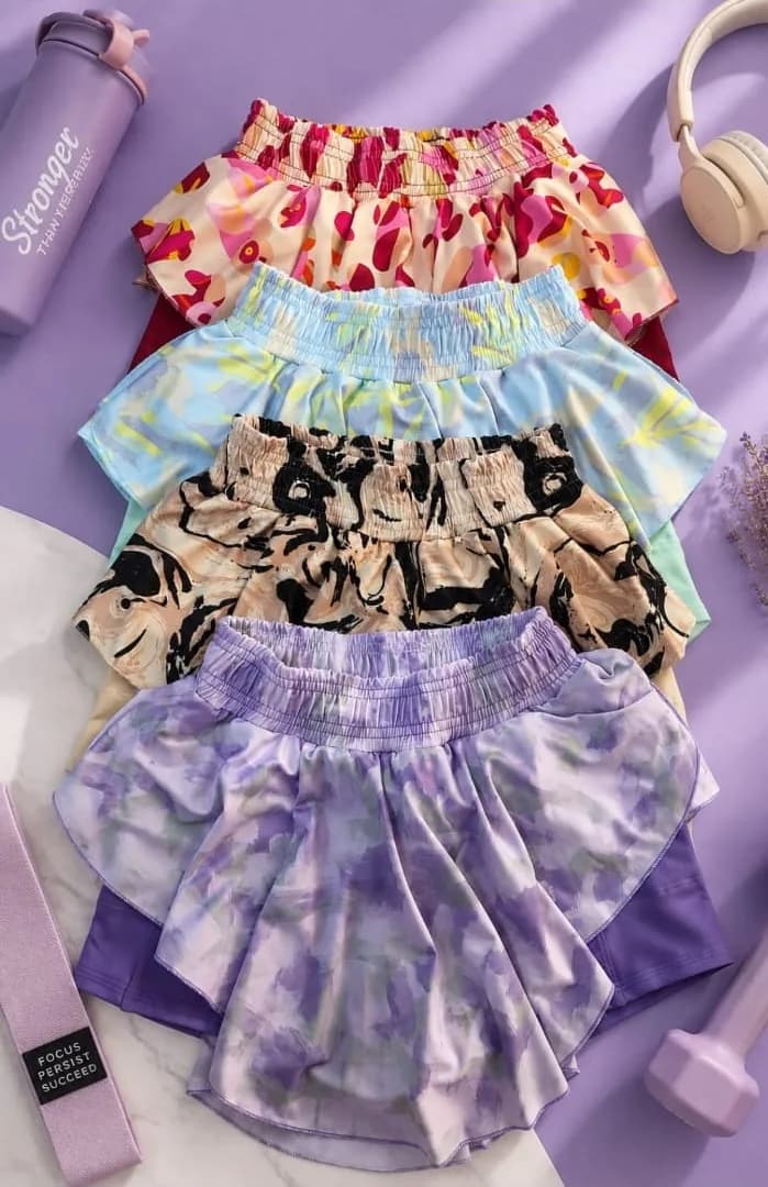 Short Falda Suelto Estampado en varios estampados.