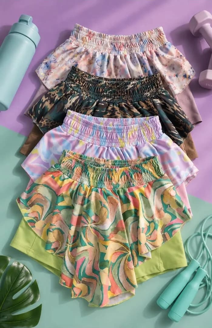 Short Falda Suelto Estampado en varios estampados.